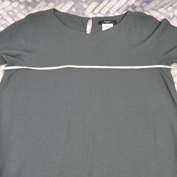 Weekend Max Mara Relaxed Fit Midi Dress Dark Green Size 10 - Picture 7 of 11